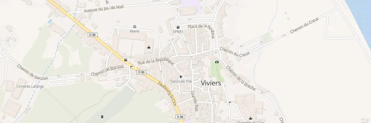 Plan du 75 Rue Grande Rue à Viviers