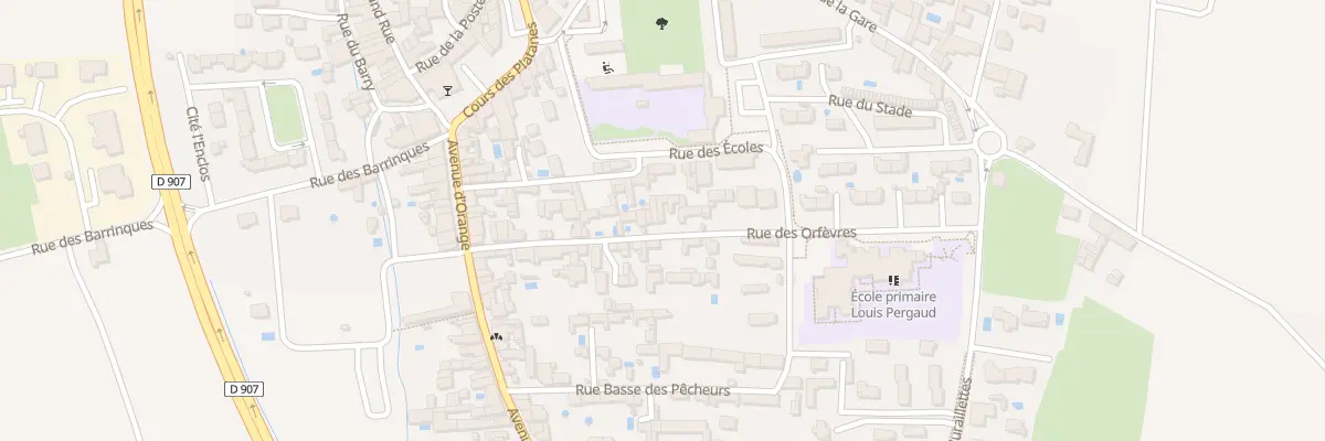 Plan du 25 Rue des Orfevres à Lapalud