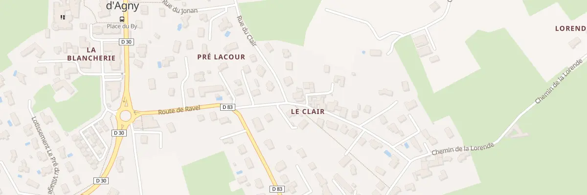 Plan du 313 Le Clair à Saint-Laurent-d’Agny
