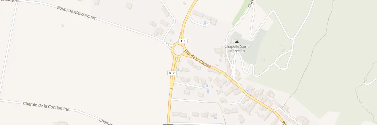 Plan du 5000 Rue de la Clastre à Boulbon