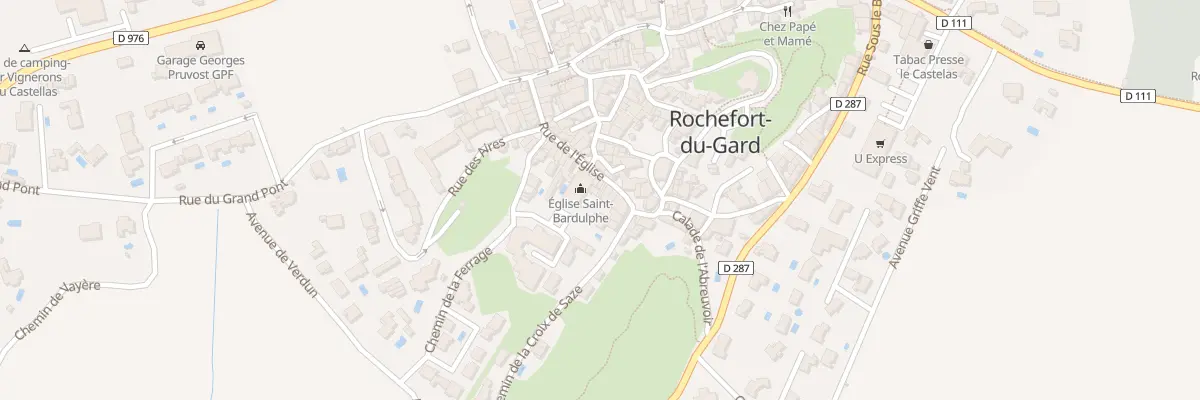 Plan du 26 Rue de l’Eglise à Rochefort-du-Gard