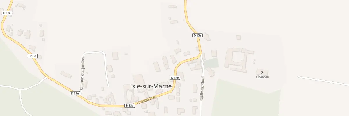 Plan du 11 Gr Grande Rue à Isle-sur-Marne