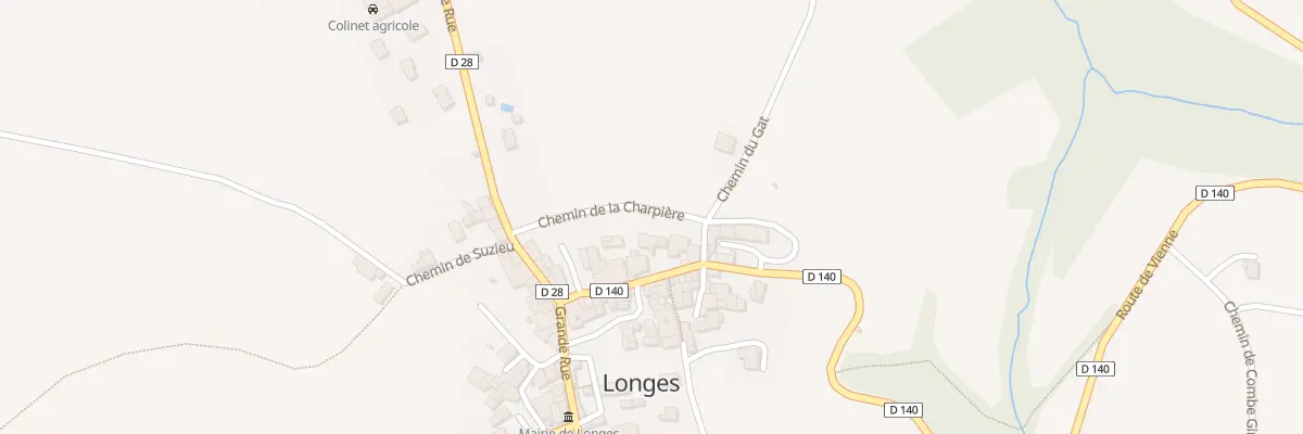 Plan du 5269 La Charpiere à Longes
