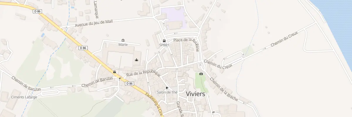 Plan du 6 Rue Jean Baptiste Serre à Viviers