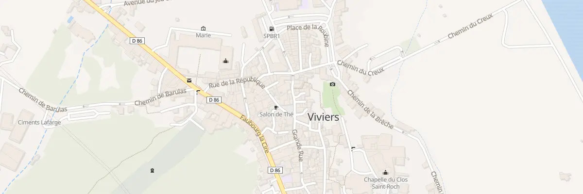 Plan du 5548 Rue Grande Rue à Viviers