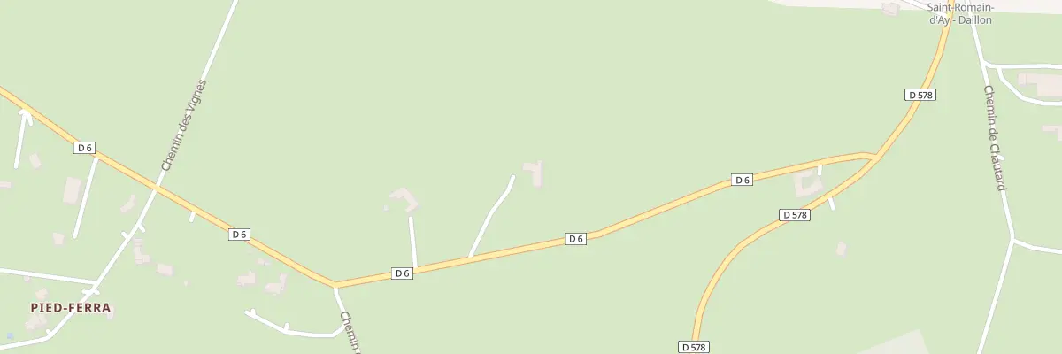 Plan du 1425 Rte du Port du Roure à Saint-Romain-d’Ay