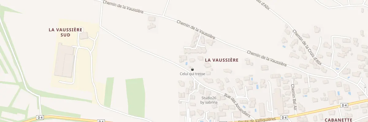 Plan du 266 Che des Amandiers à Tavel