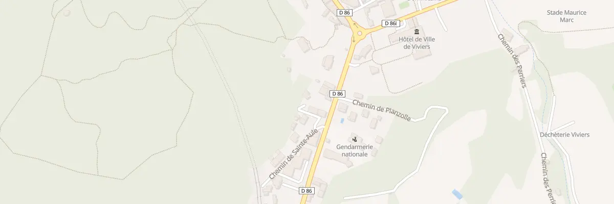 Plan du 4 Che de Sainte Aule à Viviers