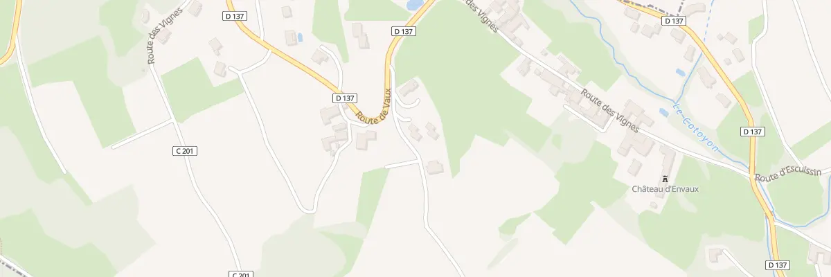 Plan de Vaux à Juliénas