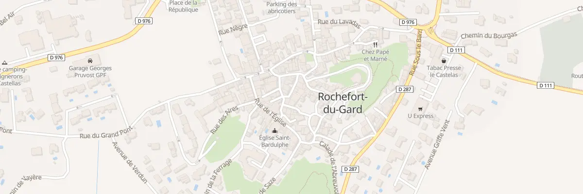 Plan du 11 Rue Brancas à Rochefort-du-Gard