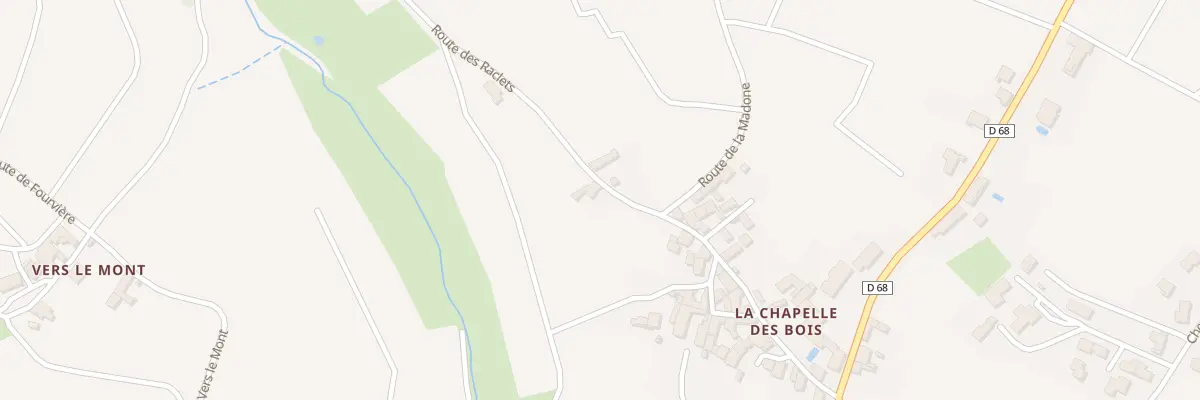 Plan du 27 Rte des Raclets à Fleurie