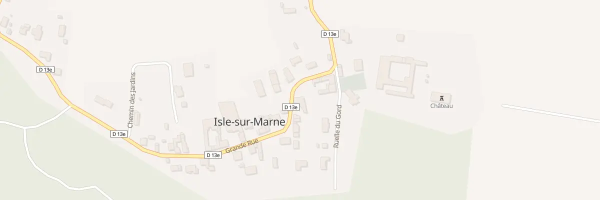 Plan du 10 Gr Grande Rue à Isle-sur-Marne
