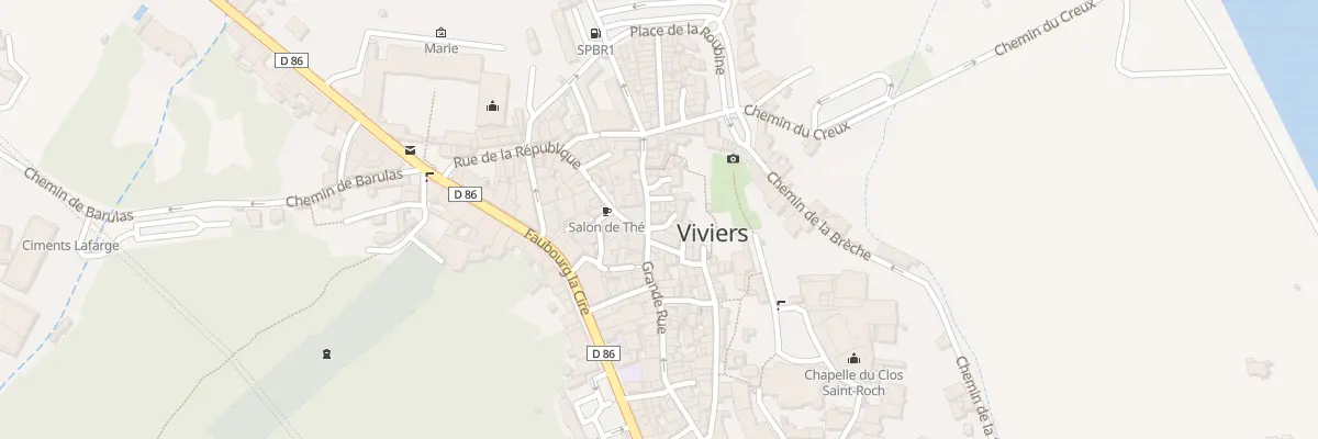 Plan du 62 Rue Grande Rue à Viviers