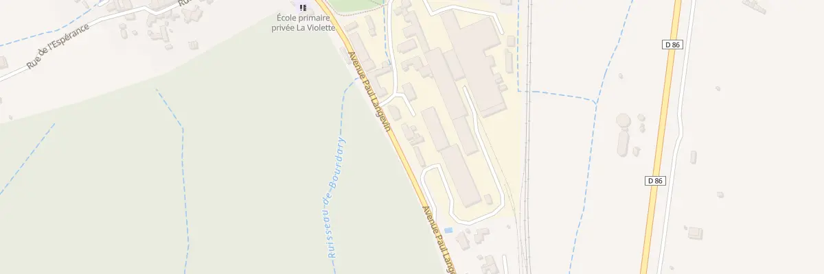 Plan du 65 Av Paul Langevin au Teil