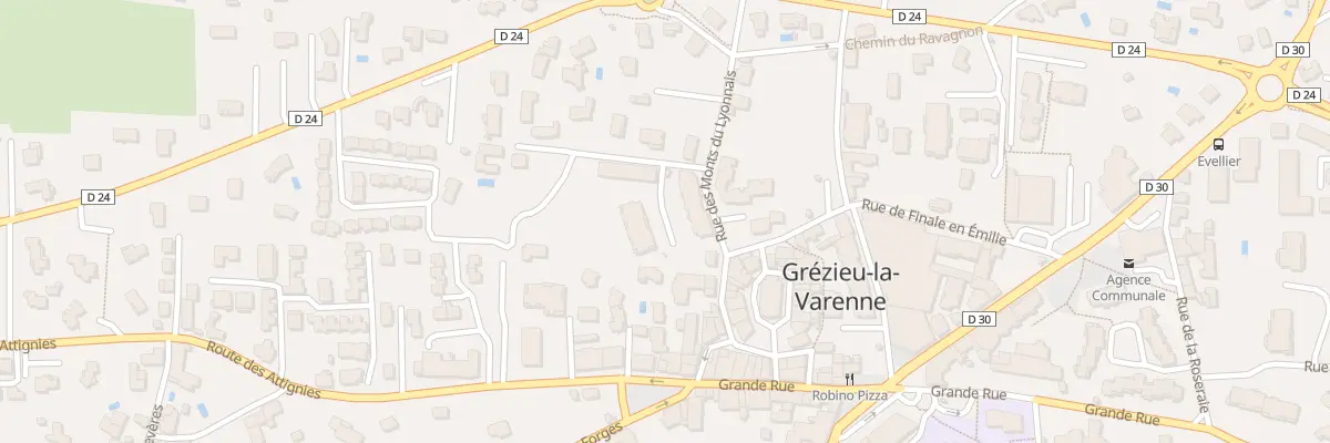 Plan du 15 All du Parc à Grézieu-la-Varenne