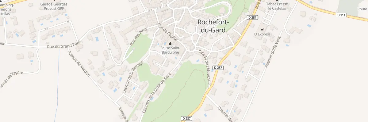 Plan du 3 Che de la Croix de Saze à Rochefort-du-Gard