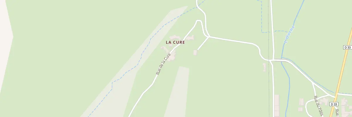 Plan du 5065 La Cure à Thorey-sur-Ouche