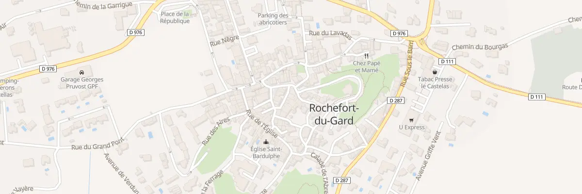 Plan du 3 Rue Brancas à Rochefort-du-Gard
