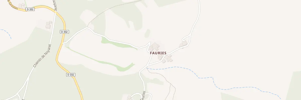 Plan du 5205 Fauries à Boffres