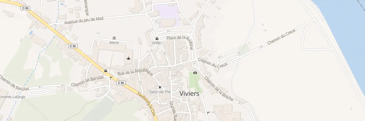 Plan du 3 Rue Roubine à Viviers