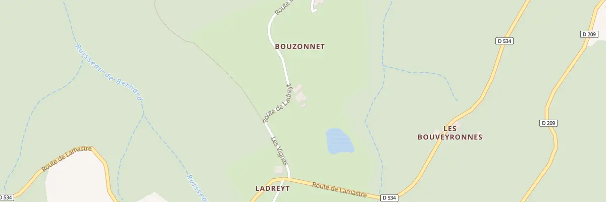 Plan du 1113 Rte de Ladreyt à Boucieu-le-Roi