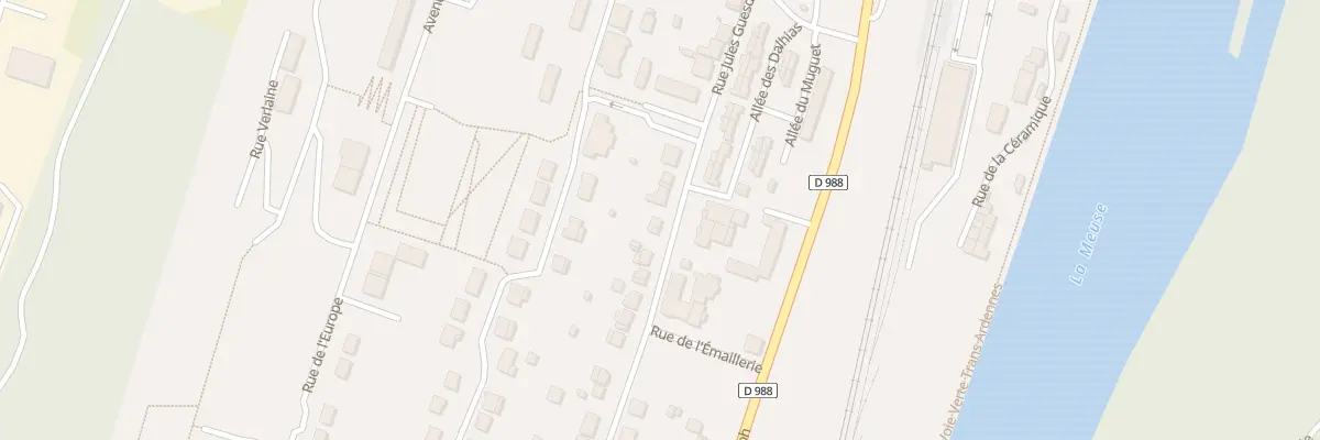 Plan du 176 Rue Jules Guesde à Fumay