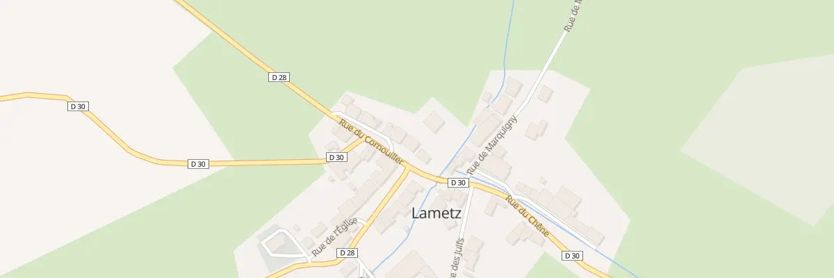 Plan du 4 Rue du Cornouiller à Lametz