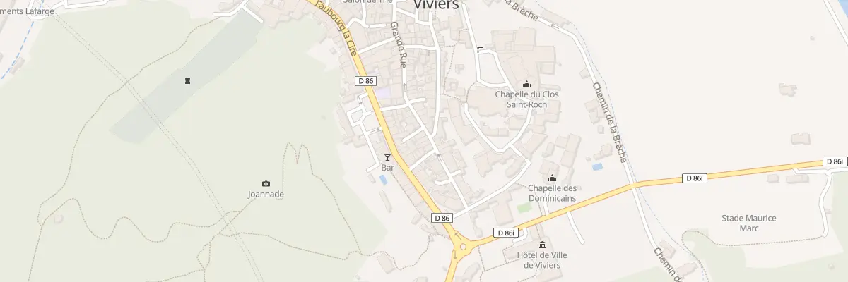 Plan du 29 Rue Grande Rue à Viviers