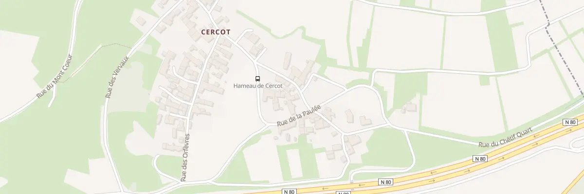 Plan du 5136 Cercot à Moroges