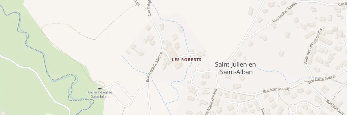 Plan du 5122 Les Roberts à Saint-Julien-en-Saint-Alban