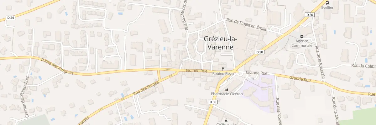Plan du 4 Rue des Entrepôts à Grézieu-la-Varenne