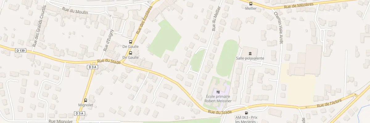 Plan du 18 Rue du Mellier à Prix-lès-Mézières