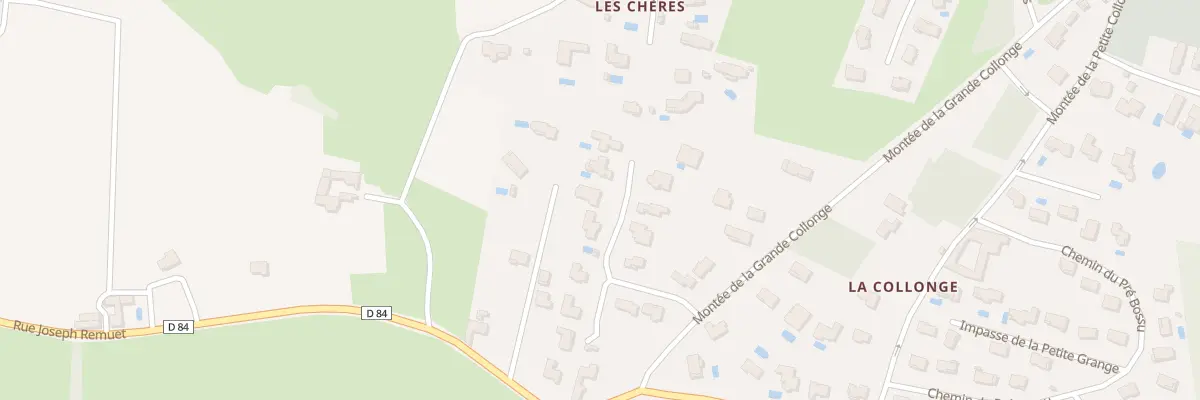 Plan du 129 Imp de la Feuillette à Gleizé