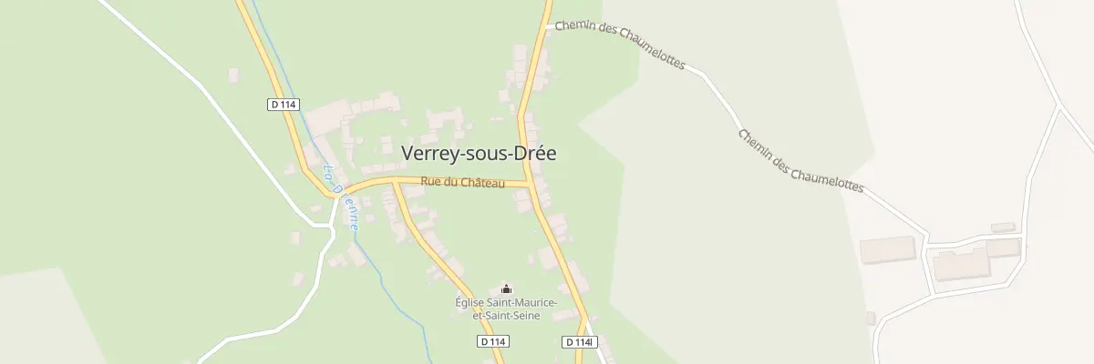 Plan du 15 Rue Haute à Verrey-sous-Drée
