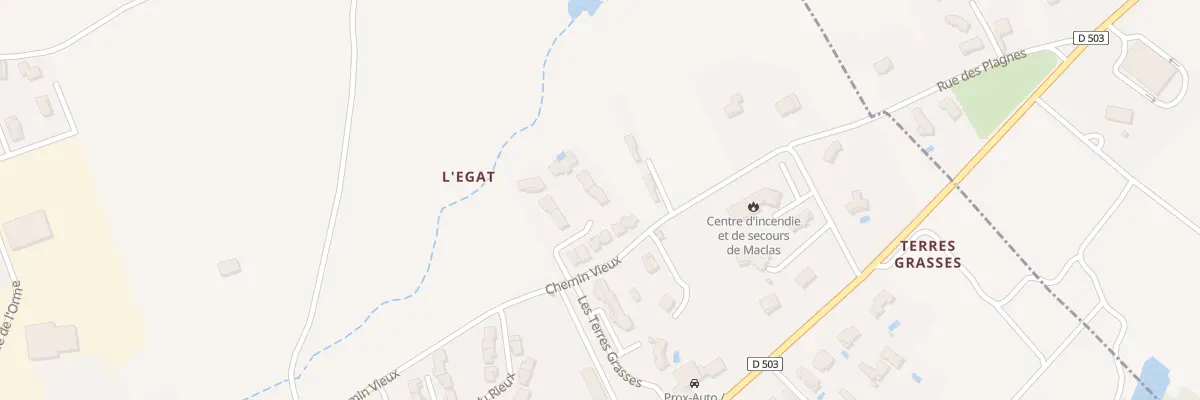 Plan du 6 L’Egat à Maclas