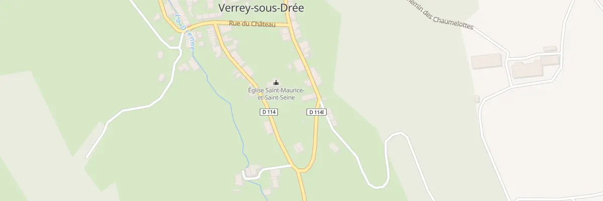 Plan du 26 Rue Haute à Verrey-sous-Drée