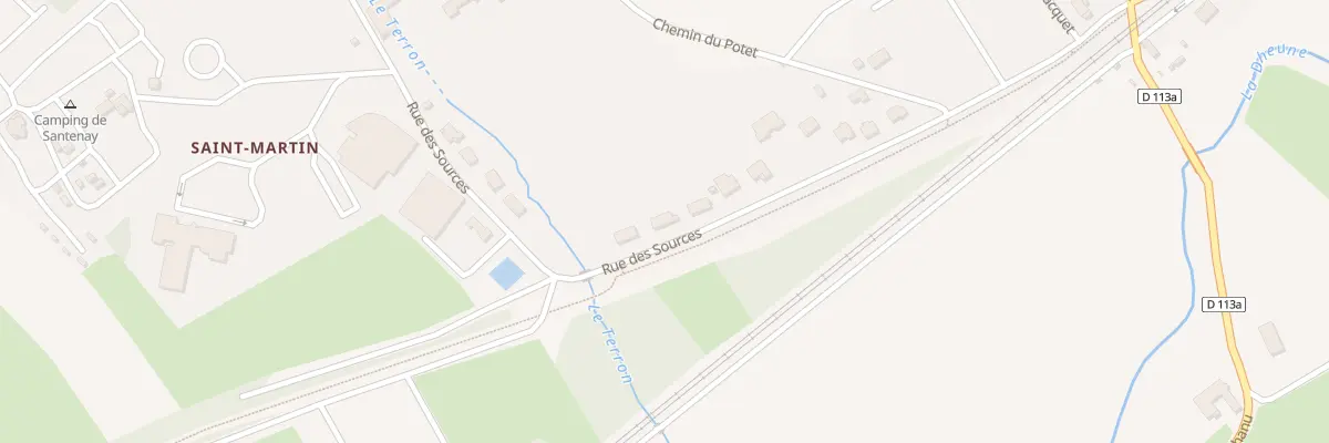 Plan du 12 Rue des Sources à Santenay
