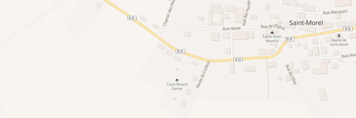 Plan du 3 Rue de la Gare à Saint-Morel