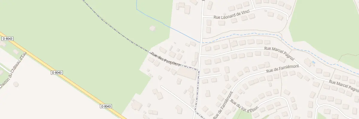 Plan du 2 Che des Peupliers à Charleville-Mézières