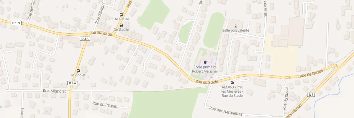 Plan du 27 Rue du Stade à Prix-lès-Mézières