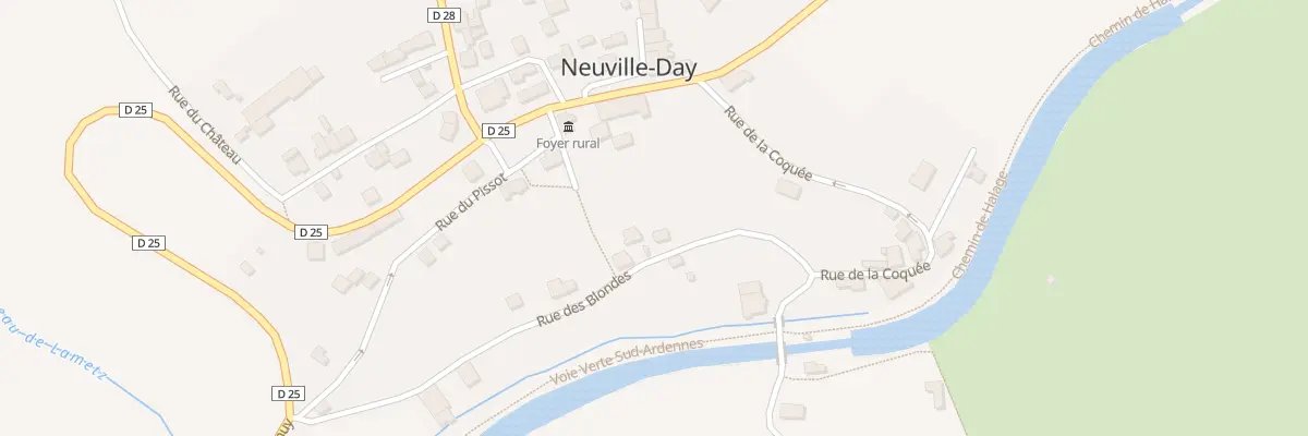 Plan du 12 Rue des Blondes à Neuville-Day