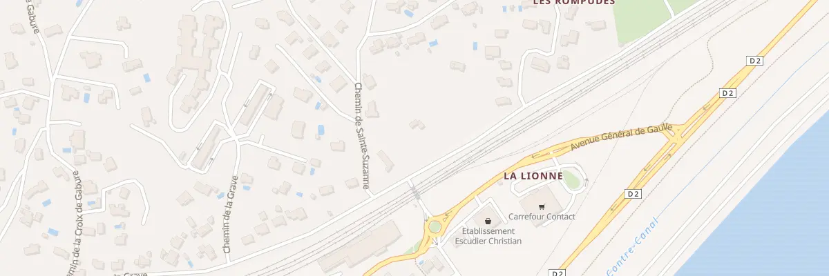 Plan du 75 Che du Mas Rouge à Aramon