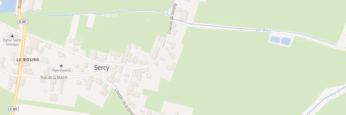 Plan du 5082 Che de Santilly à Sercy