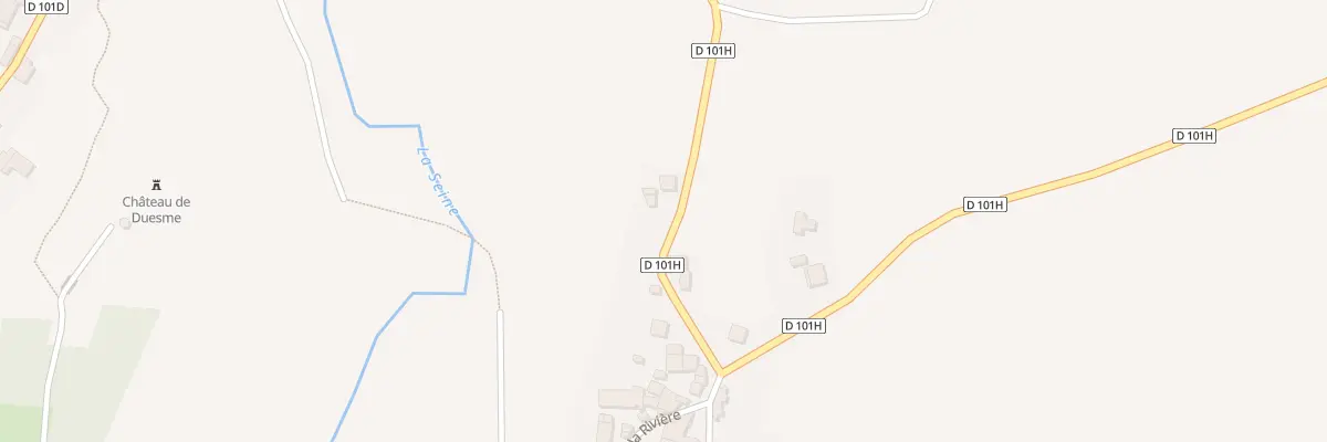 Plan du 21 Rte d’Aignay à Duesme