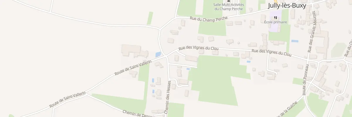 Plan du 1 Che des Hesses à Jully-lès-Buxy