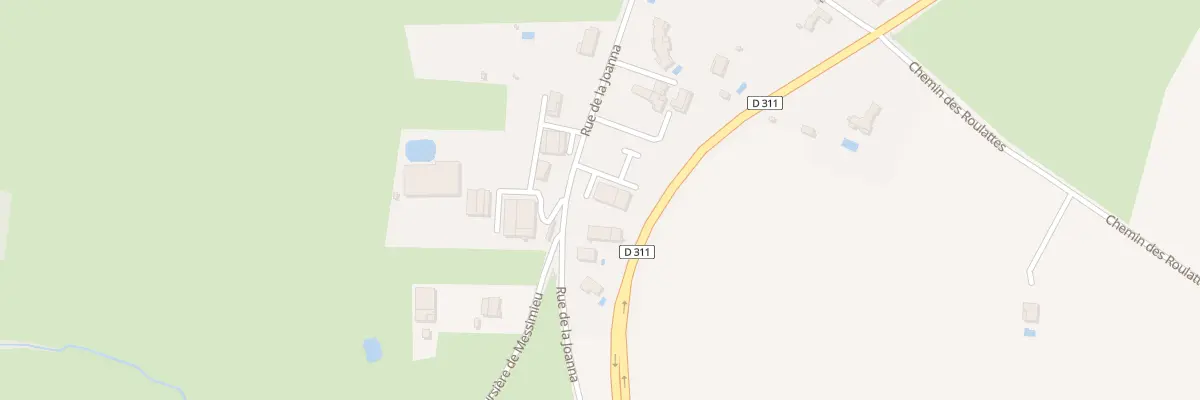 Plan du 129 Rte de Joanna à Brindas