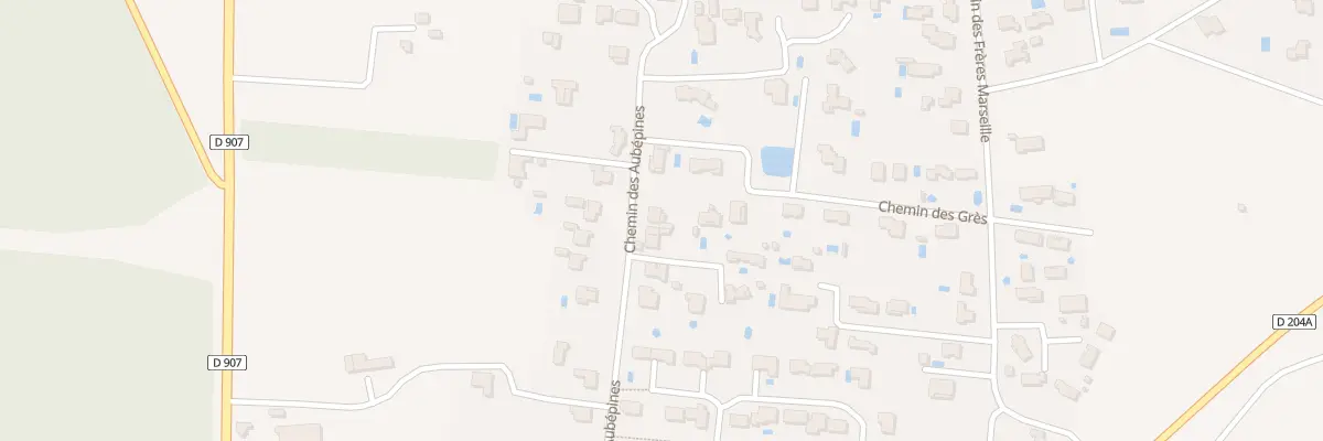 Plan du 698 Che des Aubepines à Lapalud