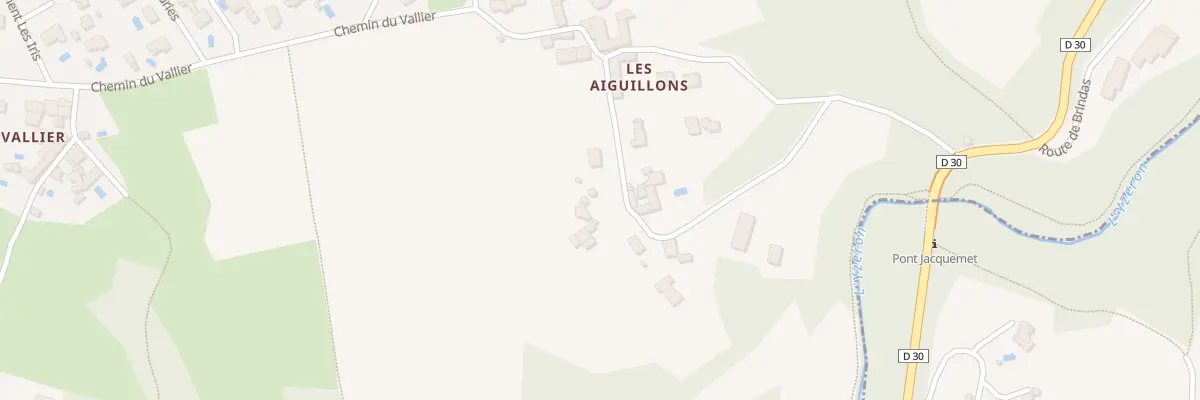 Plan du 228 Che des Aiguillons à Vaugneray