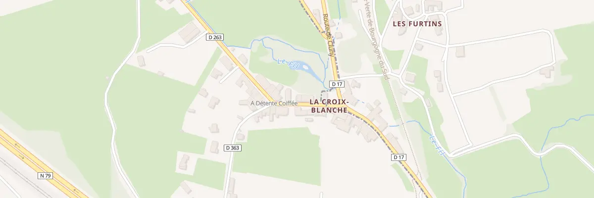 Plan du 5117 La Croix Blanche à Sologny