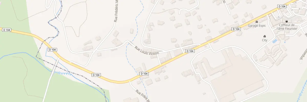 Plan du 160 Rue Louis Vinson à Saint-Julien-en-Saint-Alban
